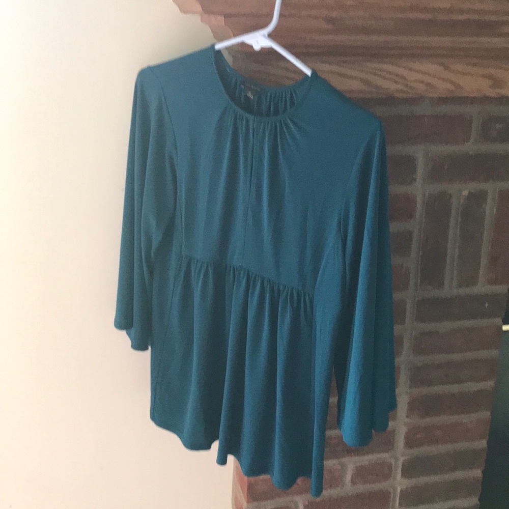 NWOT Ann Taylor Peacock colored top